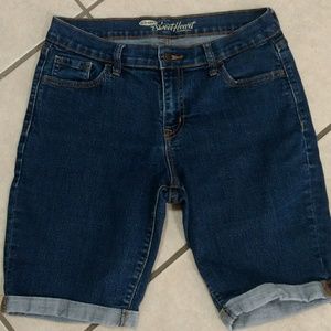 Women's Old Navy Sweetheart Bermuda jean shorts 6